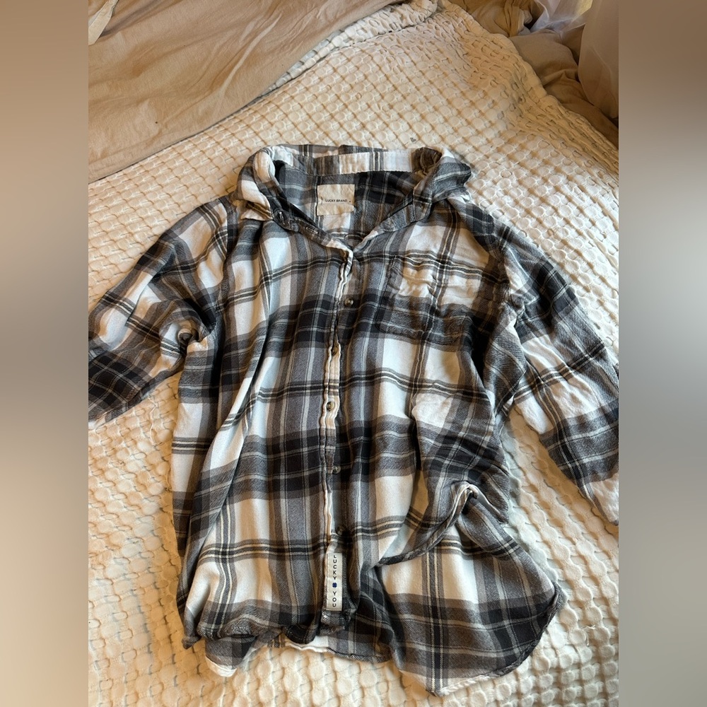 Plaid button up